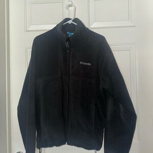 Columbia Charcoal Fleece Jacket Mens S